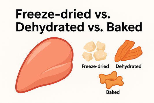 Freeze-dried vs. Dehydrated vs. Baked
