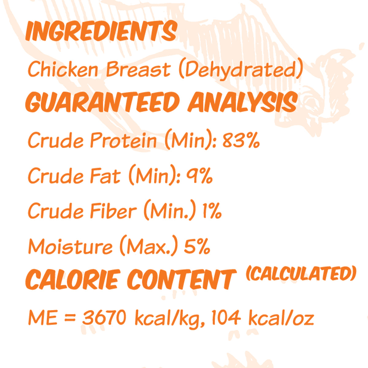 Nala And Luca's Chicken Jerky 8oz - "The 1 Pack"