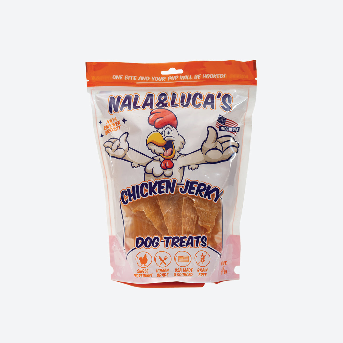 Nala And Luca's Chicken Jerky 8oz - "The 1 Pack"