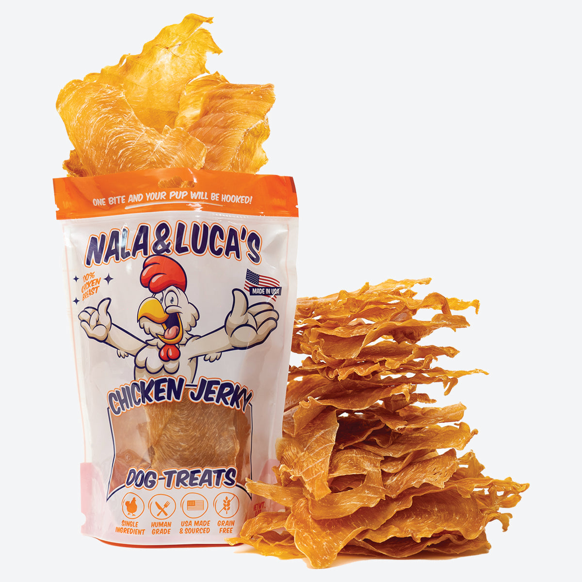 Nala And Luca's Chicken Jerky 8oz - "The 1 Pack"