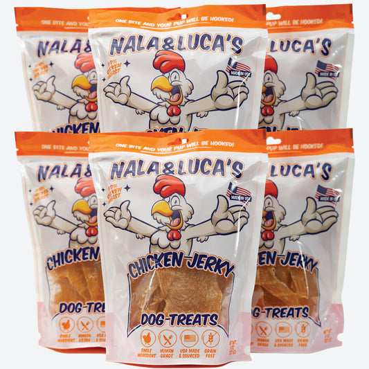 Nala And Luca's Chicken Jerky 48oz - "The 6 Pack"